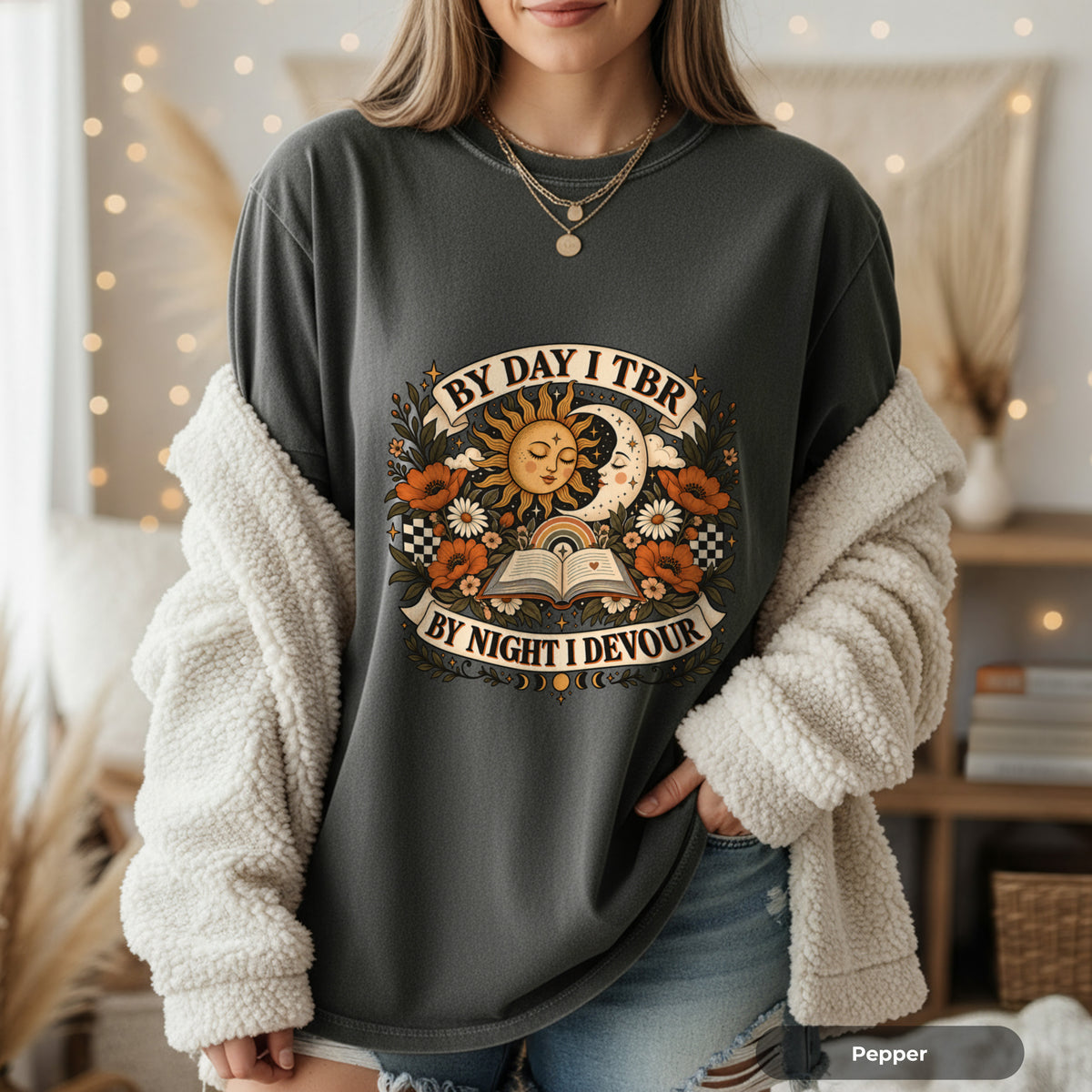 By Day I’ll Be There By Night I Devour Book Lover T-Shirt