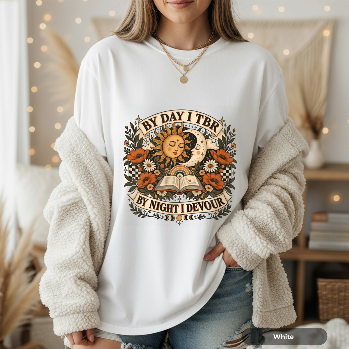 By Day I’ll Be There By Night I Devour Book Lover T-Shirt