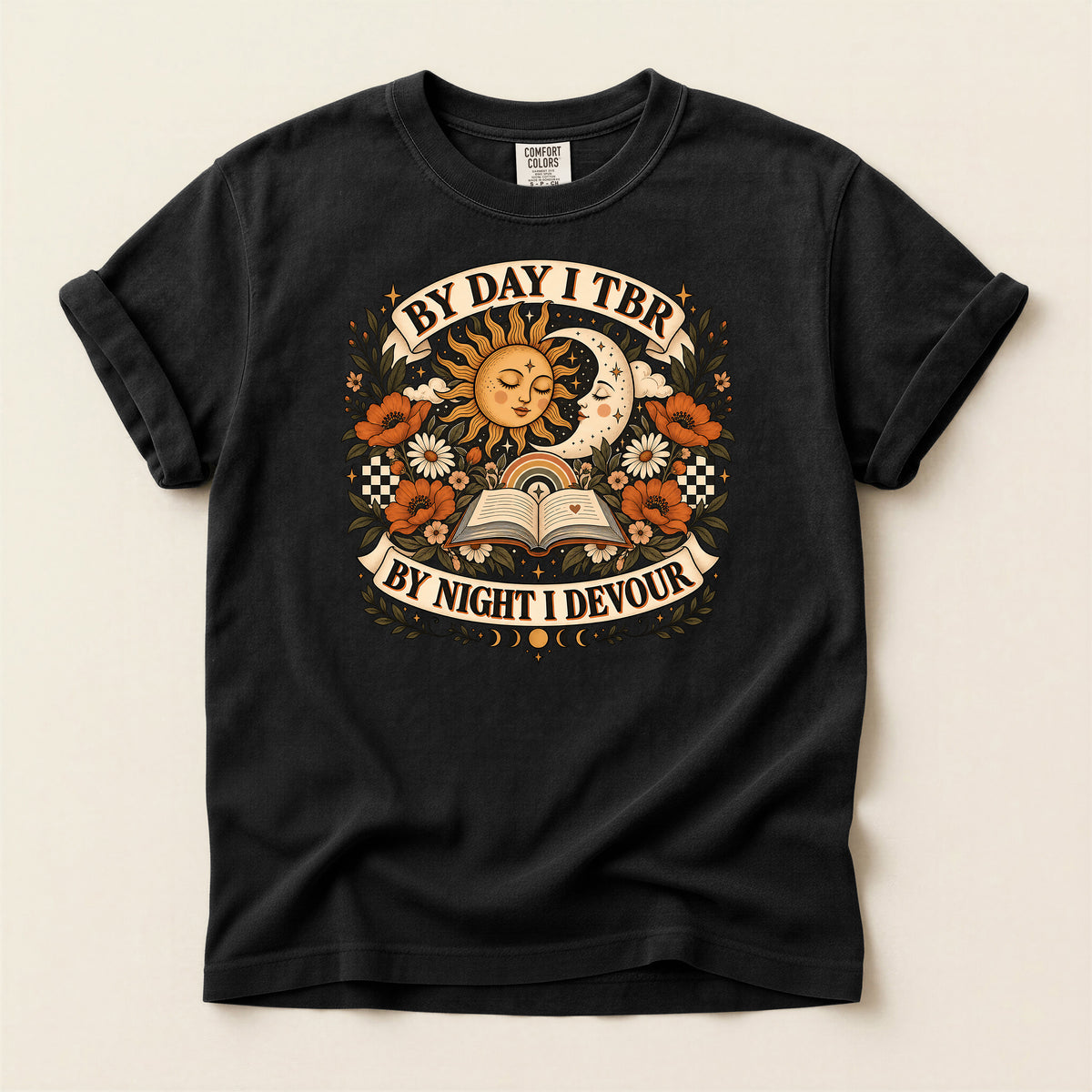 By Day I’ll Be There By Night I Devour Book Lover T-Shirt