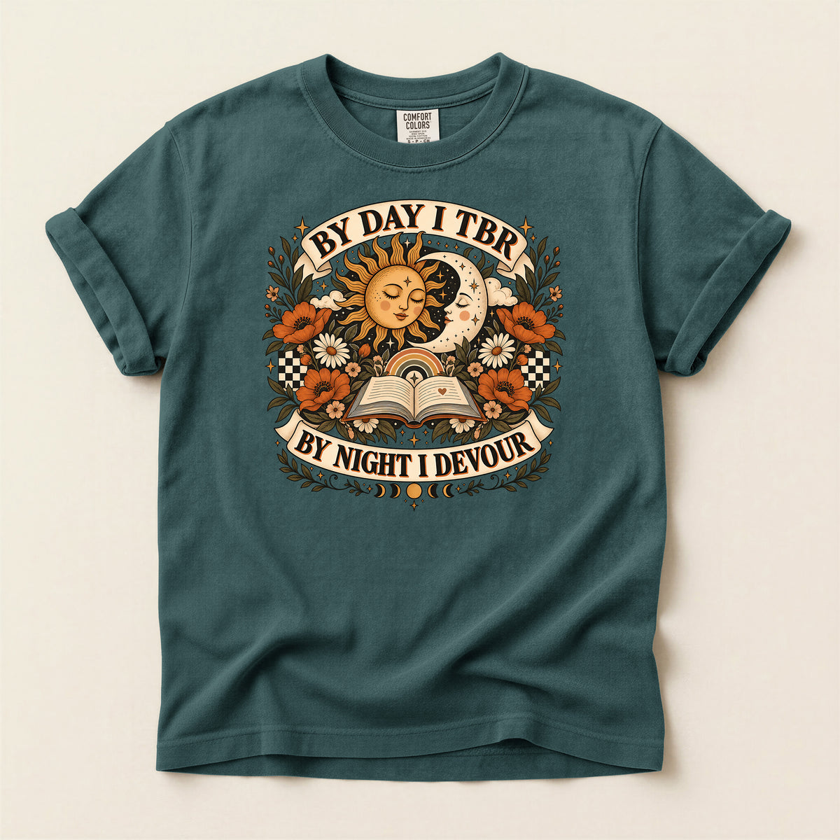 By Day I’ll Be There By Night I Devour Book Lover T-Shirt