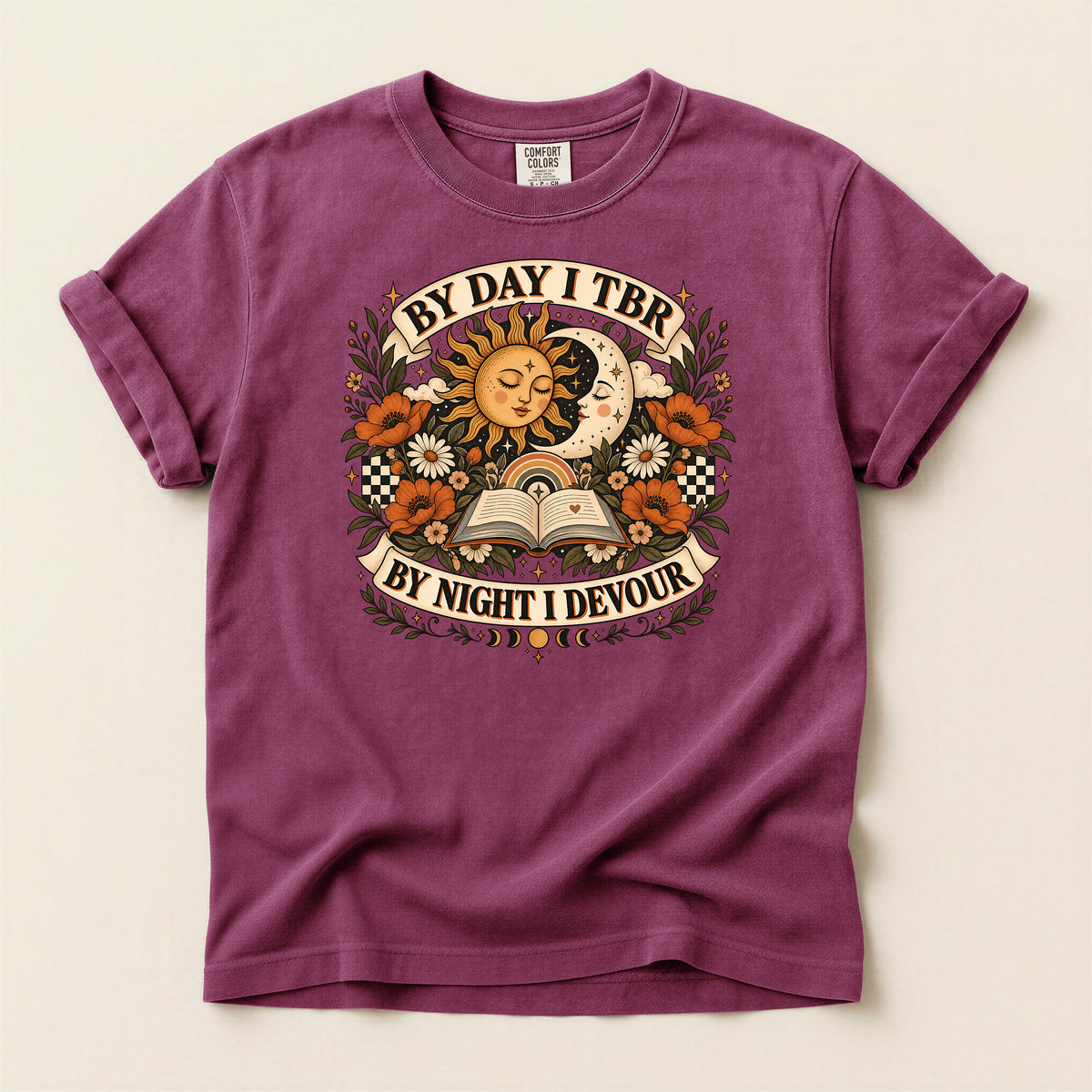 By Day I’ll Be There By Night I Devour Book Lover T-Shirt