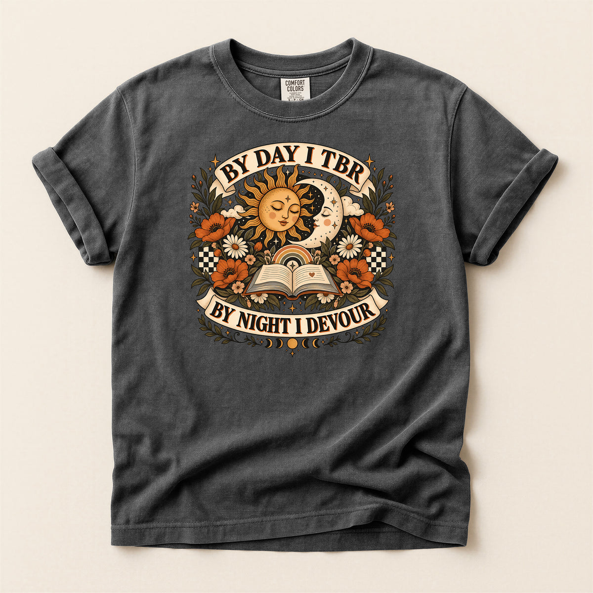 By Day I’ll Be There By Night I Devour Book Lover T-Shirt