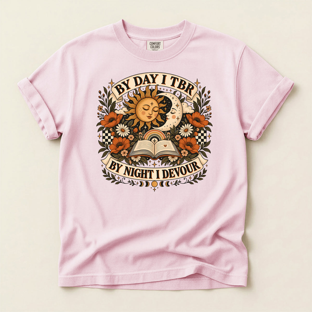 By Day I’ll Be There By Night I Devour Book Lover T-Shirt