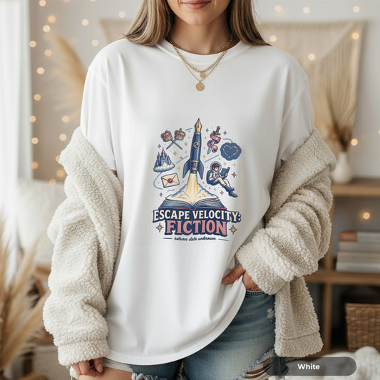 Escape Velocity Fiction Space Adventure T-Shirt
