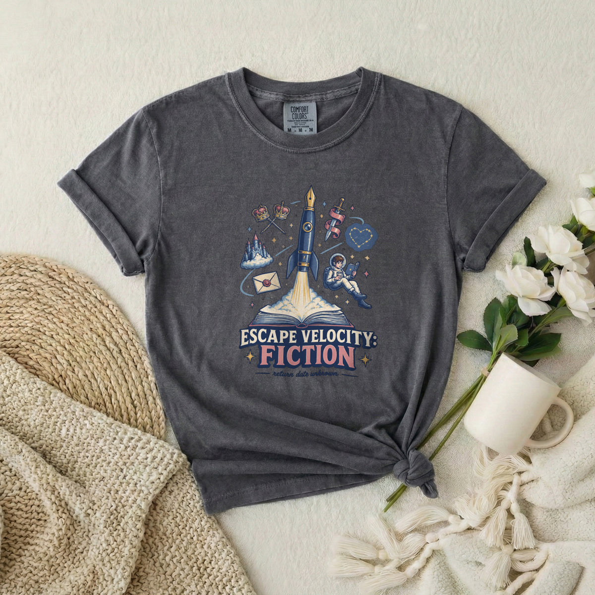 Escape Velocity Fiction Space Adventure T-Shirt