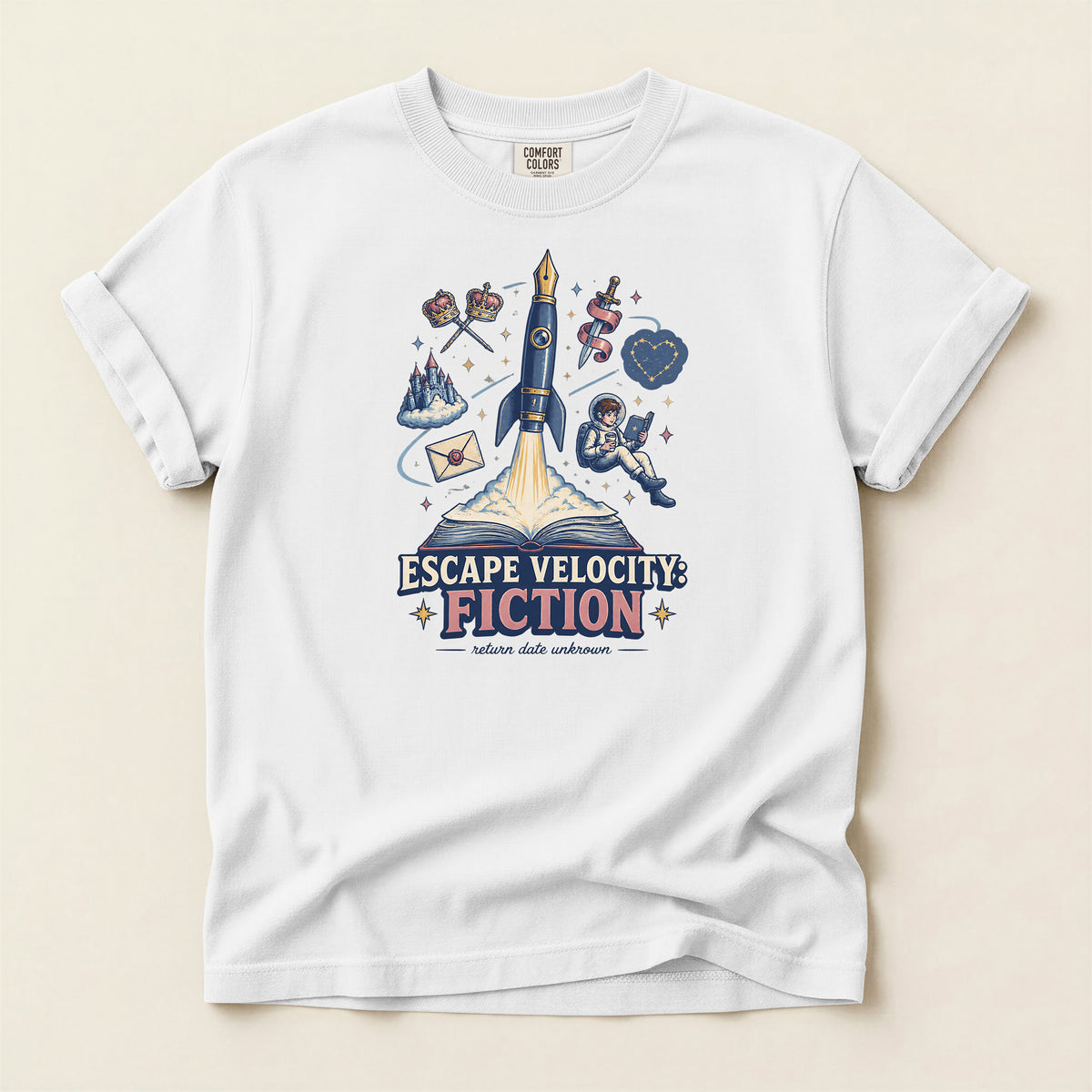 Escape Velocity Fiction Space Adventure T-Shirt