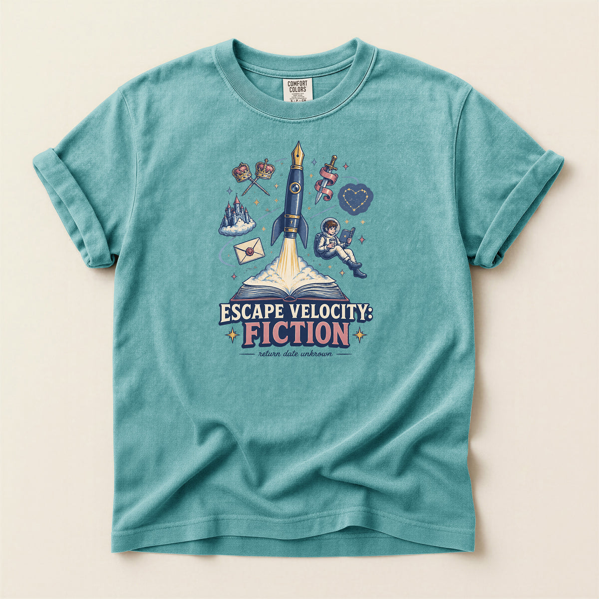 Escape Velocity Fiction Space Adventure T-Shirt