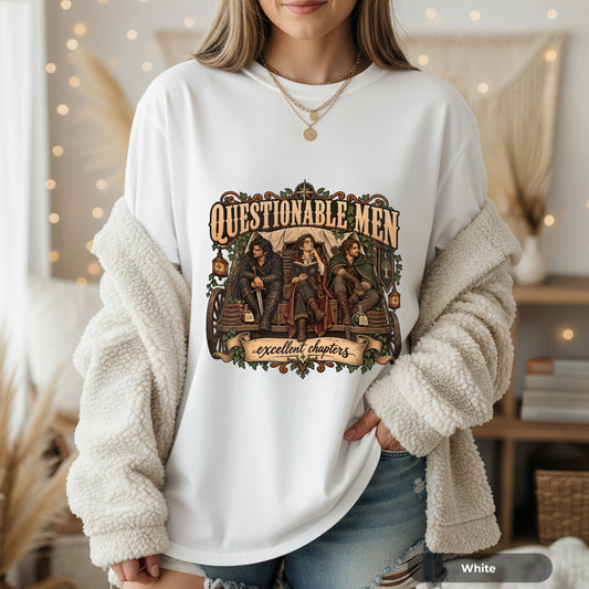 Questionable Men Excellent Chapters Graphic T-Shirt