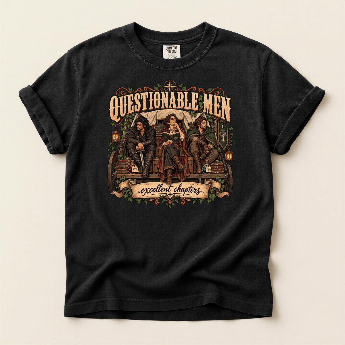 Questionable Men Excellent Chapters Graphic T-Shirt
