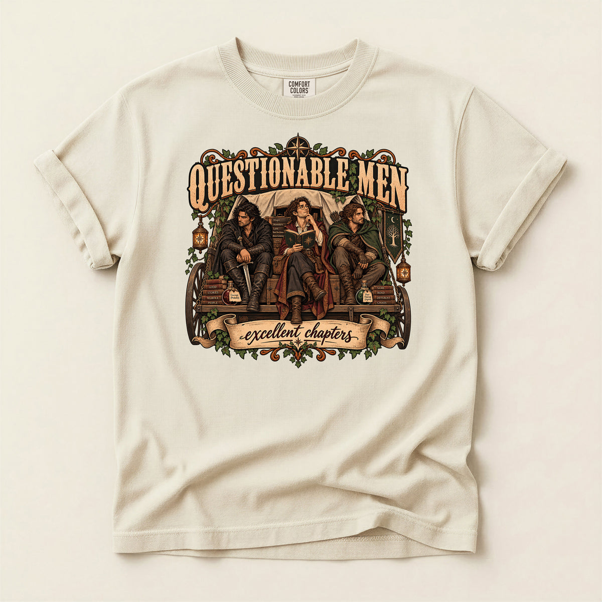 Questionable Men Excellent Chapters Graphic T-Shirt