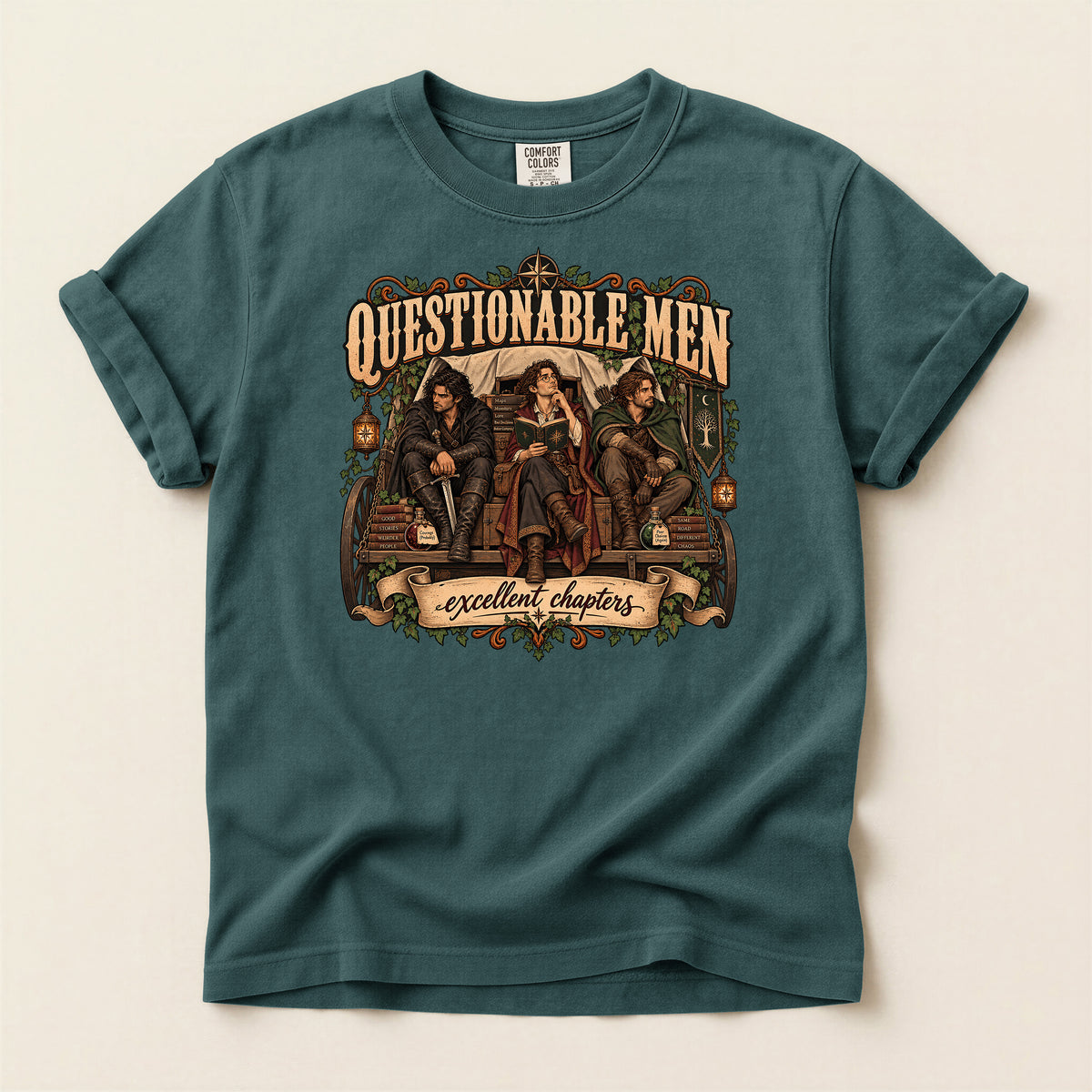 Questionable Men Excellent Chapters Graphic T-Shirt