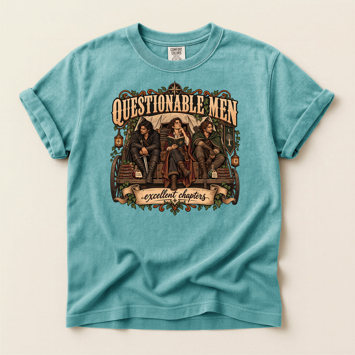 Questionable Men Excellent Chapters Graphic T-Shirt