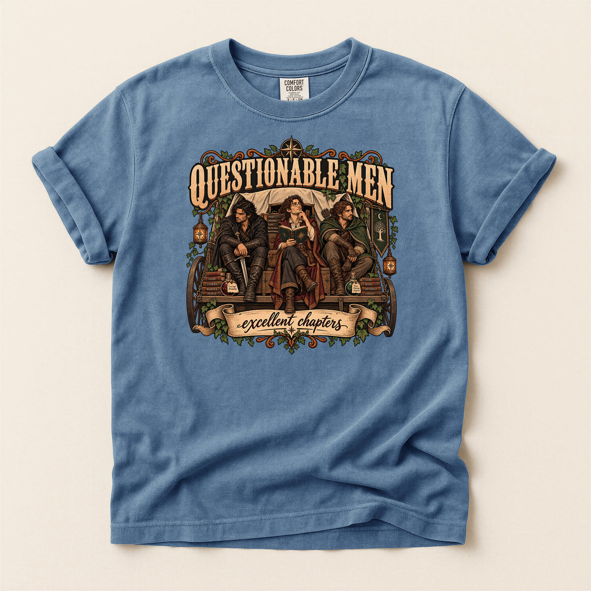 Questionable Men Excellent Chapters Graphic T-Shirt