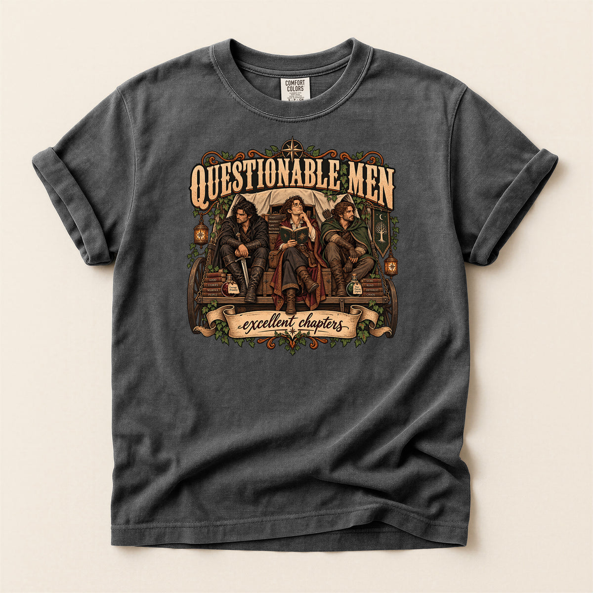 Questionable Men Excellent Chapters Graphic T-Shirt