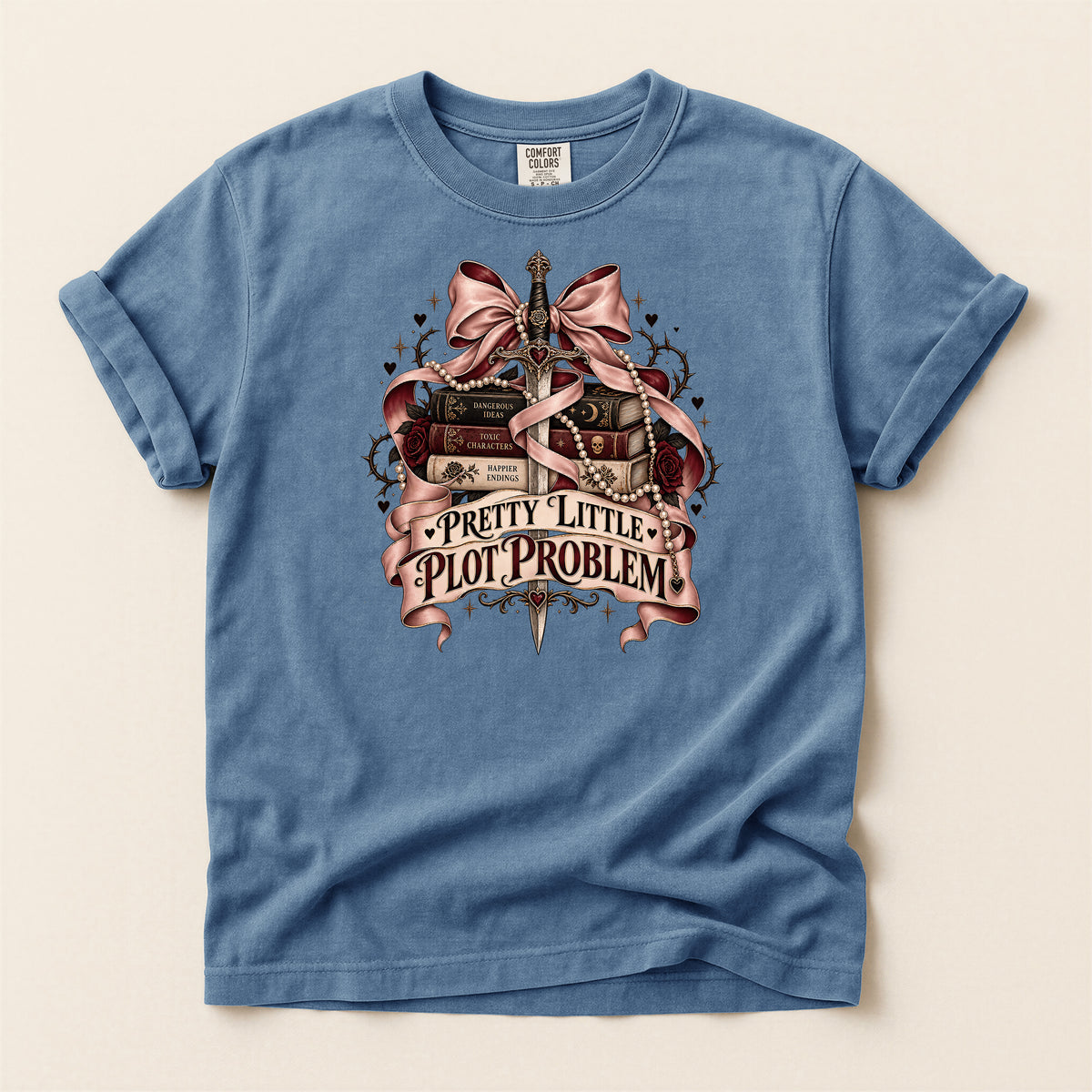 Pretty Little Plot Problem Bookish Bow T-Shirt