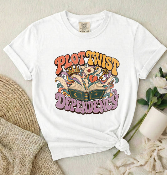 Progressive Dependency Book Lover Graphic T-Shirt