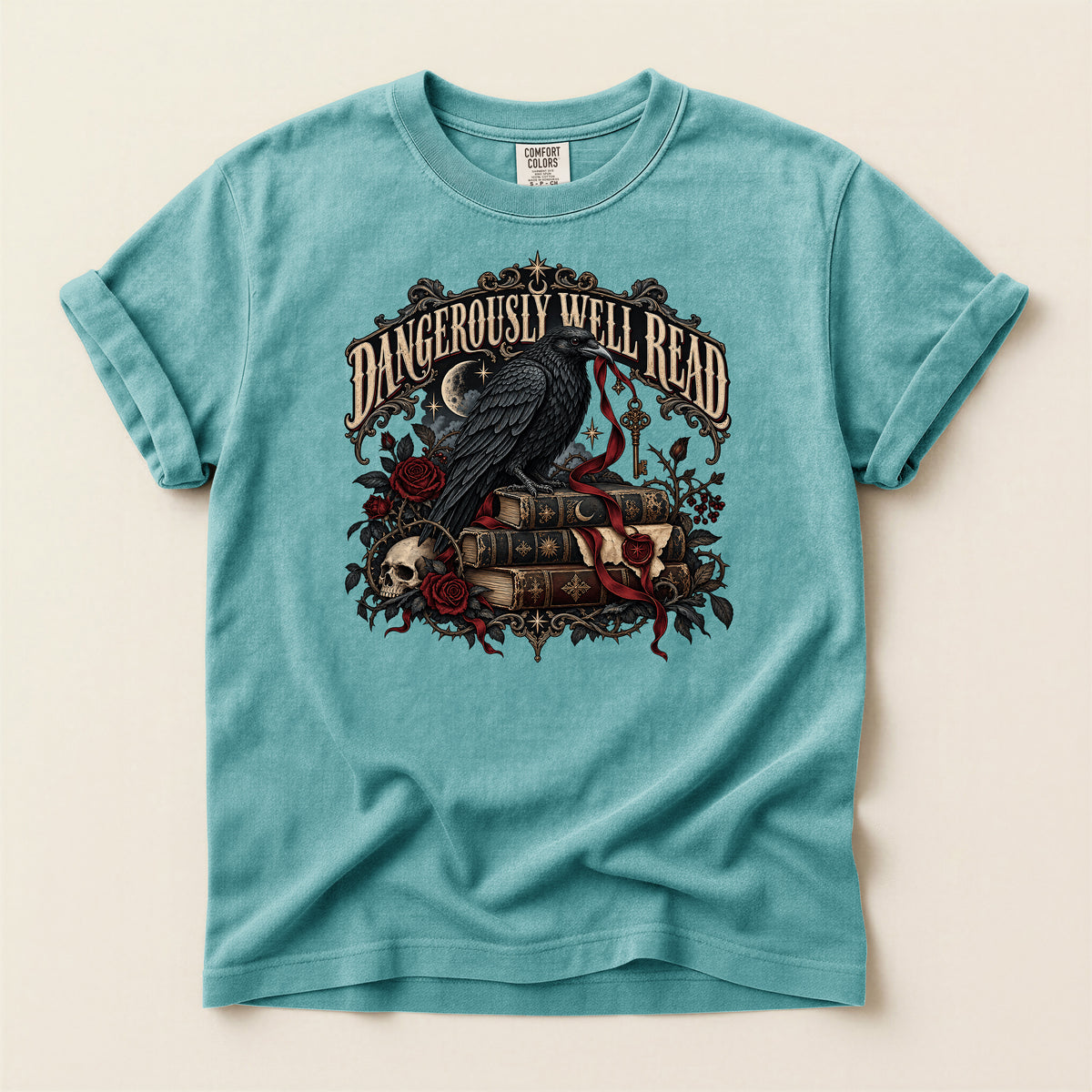 Dangerously Well Read Gothic Book Lover T-Shirt