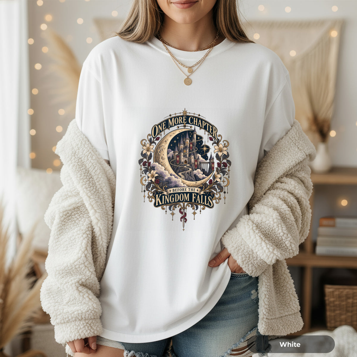 One More Chapter Kingdom Falls Book Lover T-Shirt