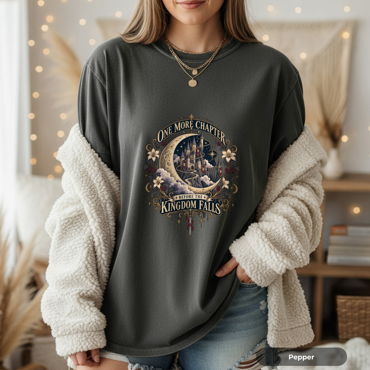 One More Chapter Kingdom Falls Book Lover T-Shirt