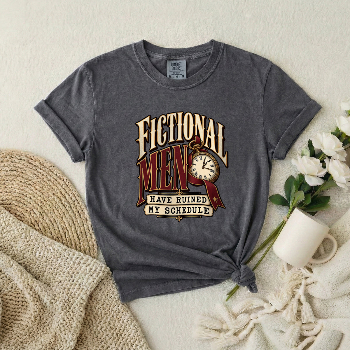 Fictional Men Have Ruined My Schedule Graphic T-Shirt
