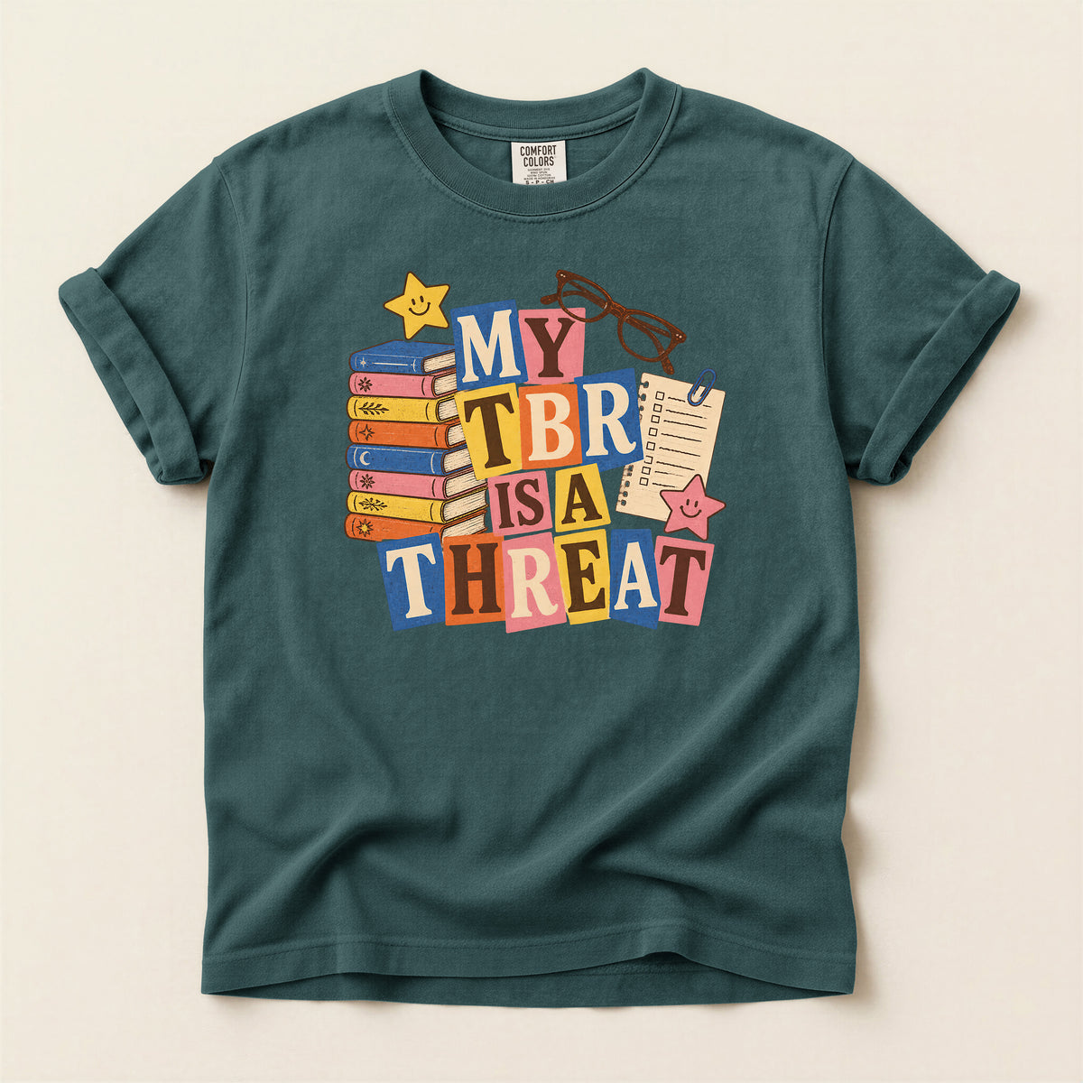 My TBR Is a Threat Book Lover T-Shirt