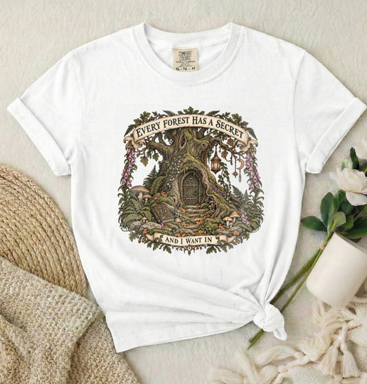 Every Forest Has a Secret Cottagecore Forest T-Shirt