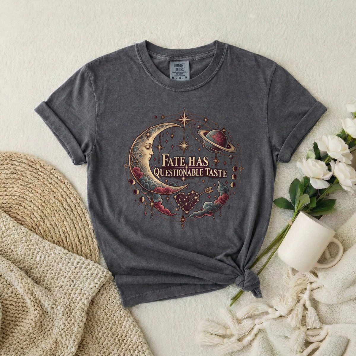 Fate Has Questioned Me – Mystical Celestial T-Shirt