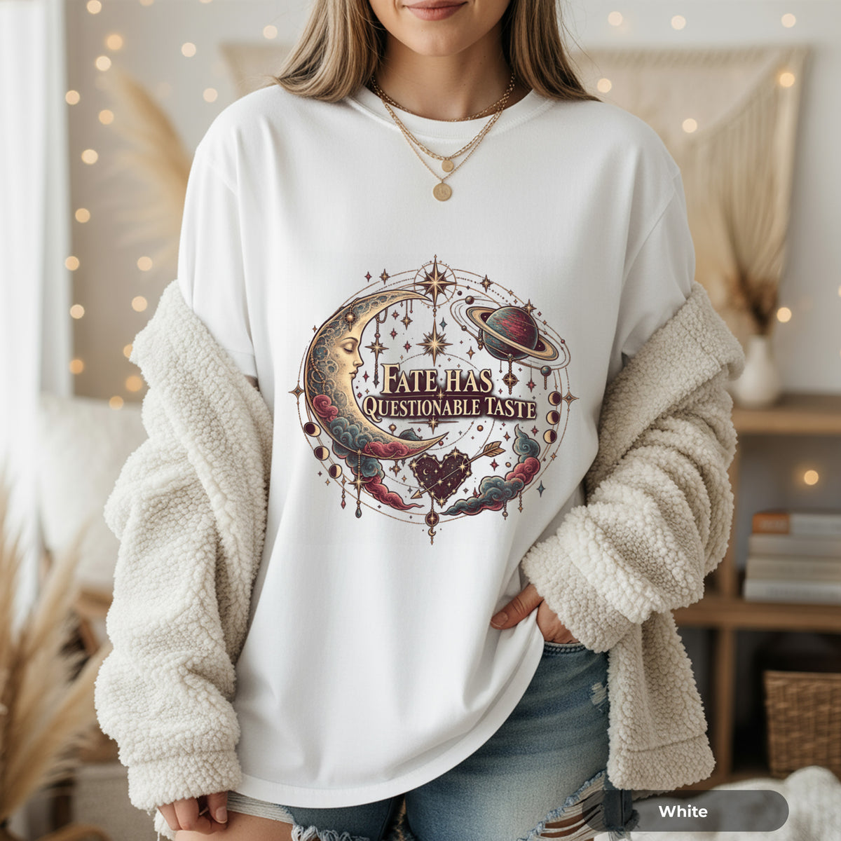 Fate Has Questioned Me – Mystical Celestial T-Shirt