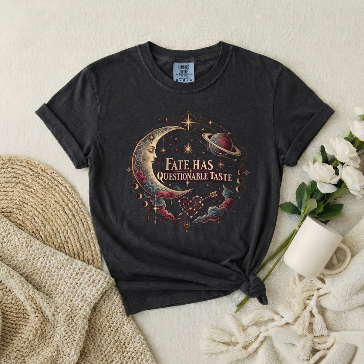 Fate Has Questioned Me – Mystical Celestial T-Shirt