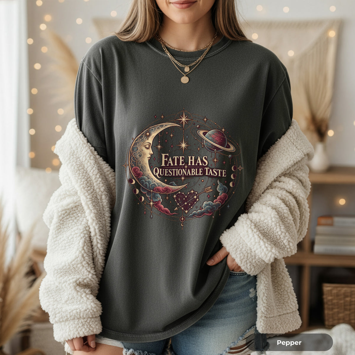 Fate Has Questioned Me – Mystical Celestial T-Shirt