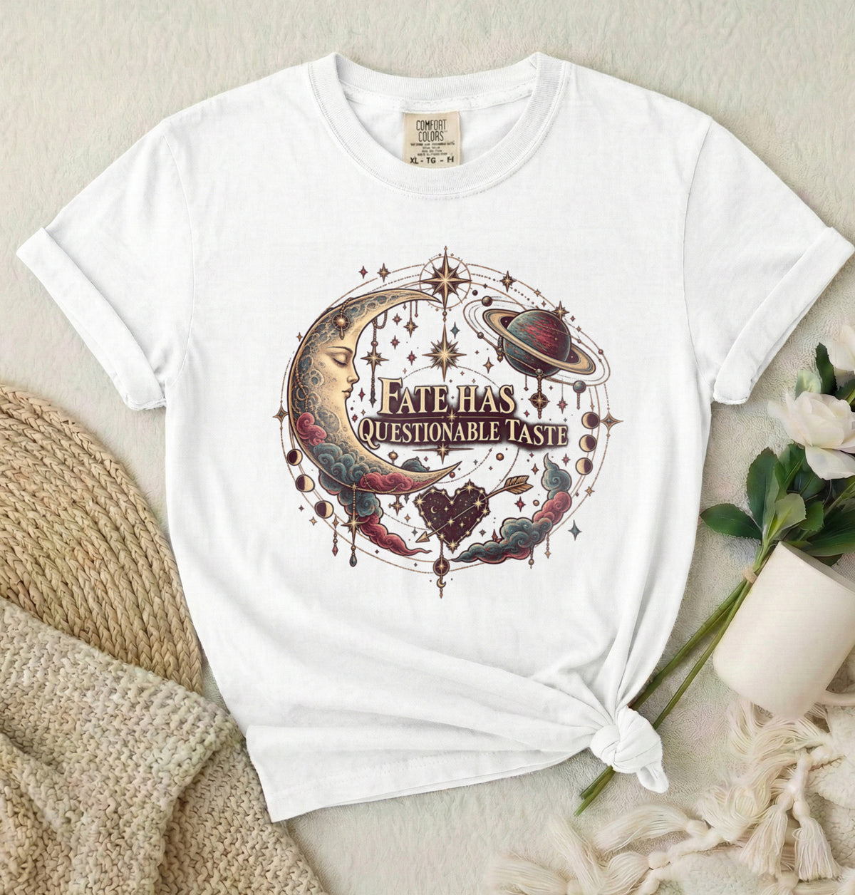 Fate Has Questioned Me – Mystical Celestial T-Shirt