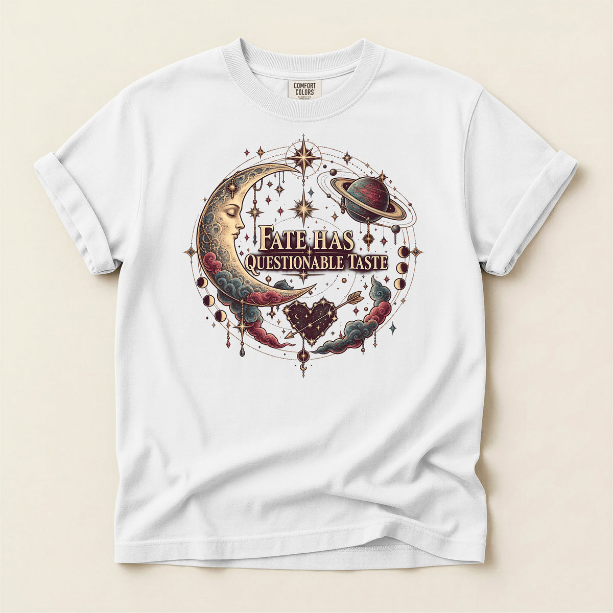Fate Has Questioned Me – Mystical Celestial T-Shirt