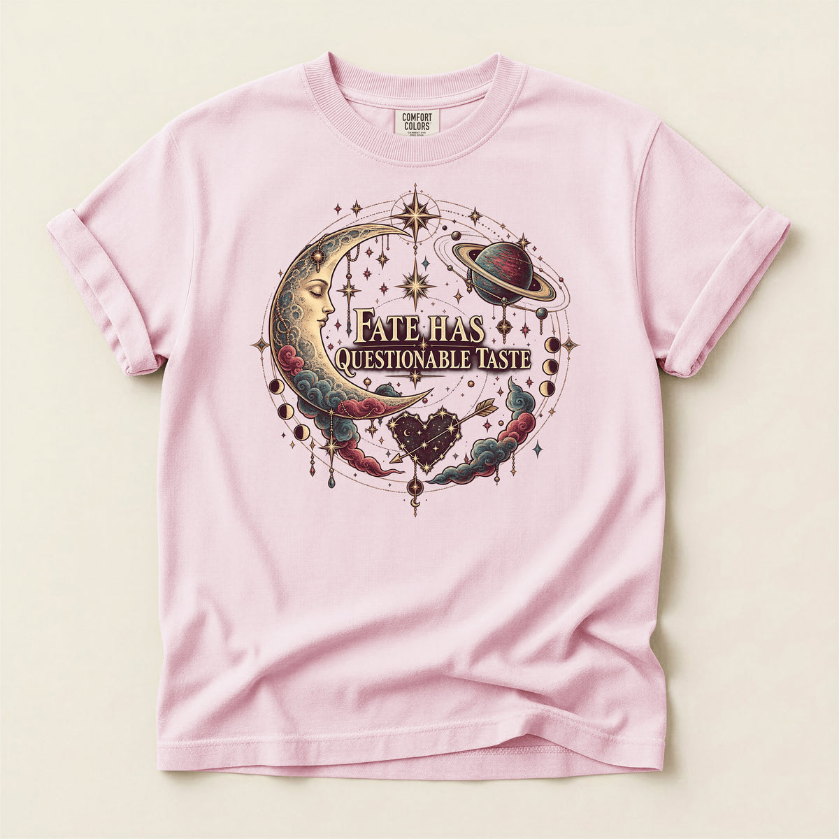 Fate Has Questioned Me – Mystical Celestial T-Shirt