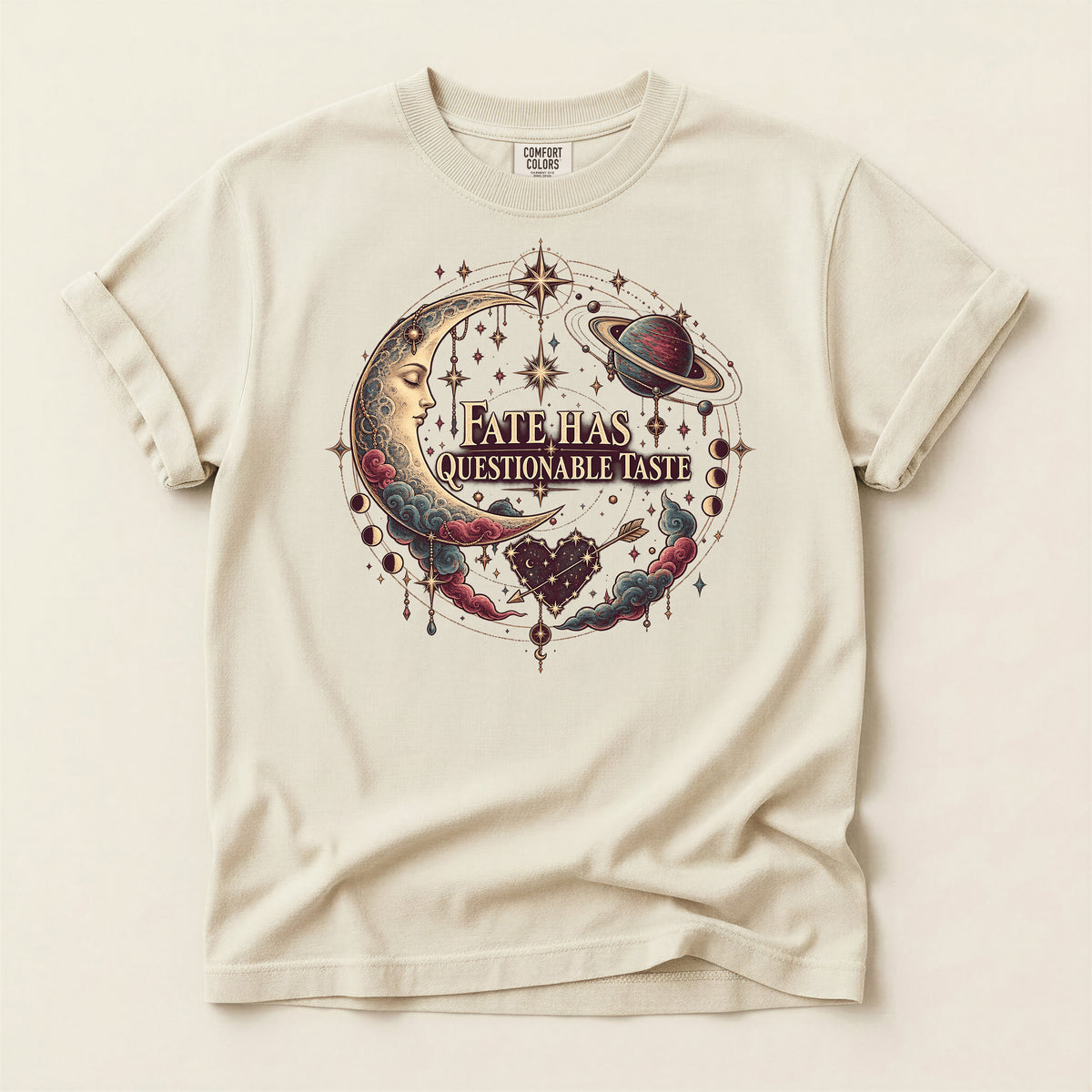 Fate Has Questioned Me – Mystical Celestial T-Shirt