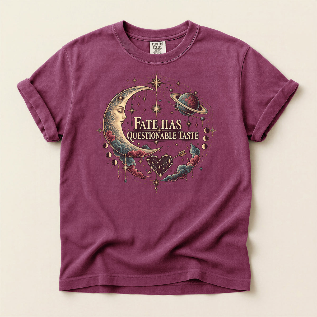 Fate Has Questioned Me – Mystical Celestial T-Shirt