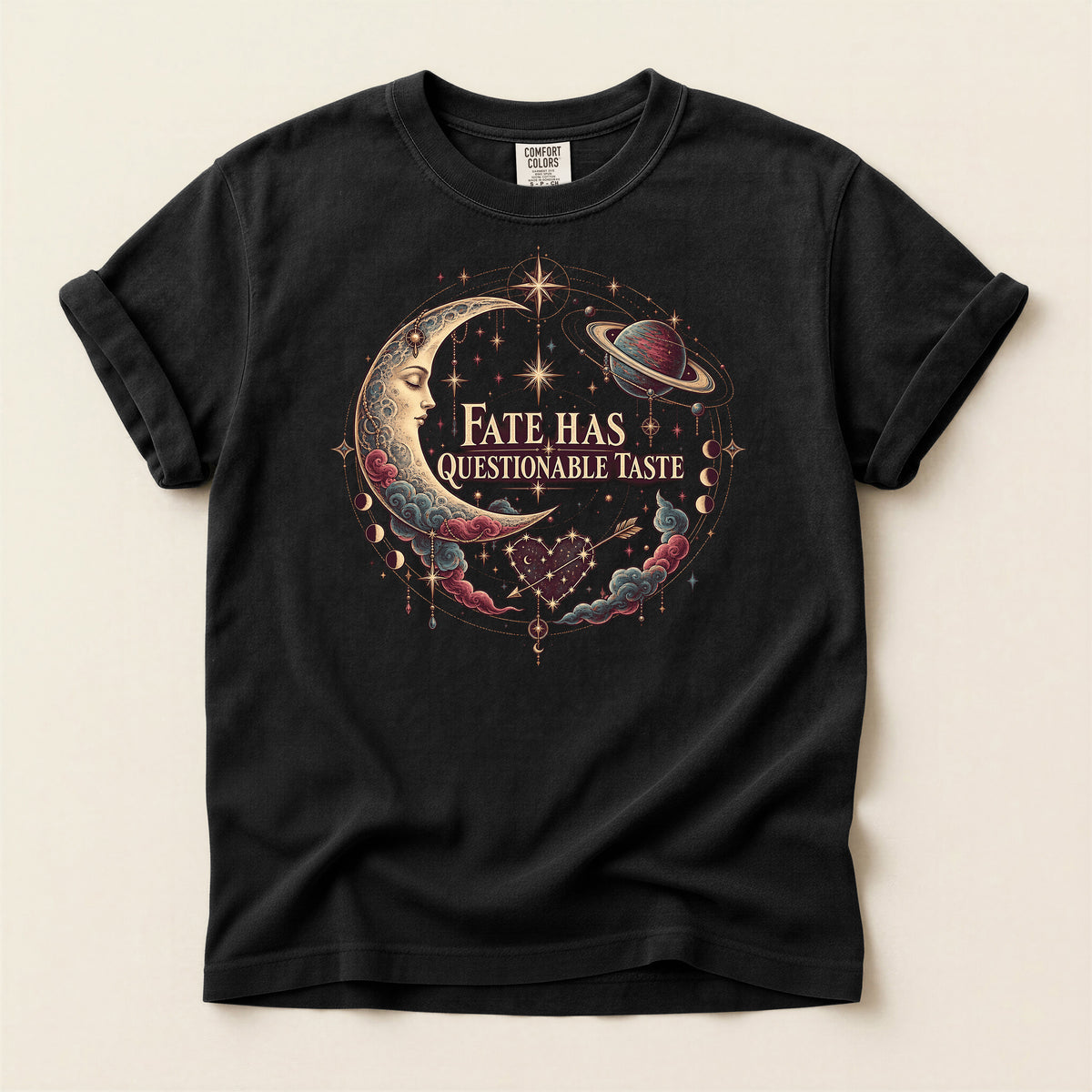 Fate Has Questioned Me – Mystical Celestial T-Shirt
