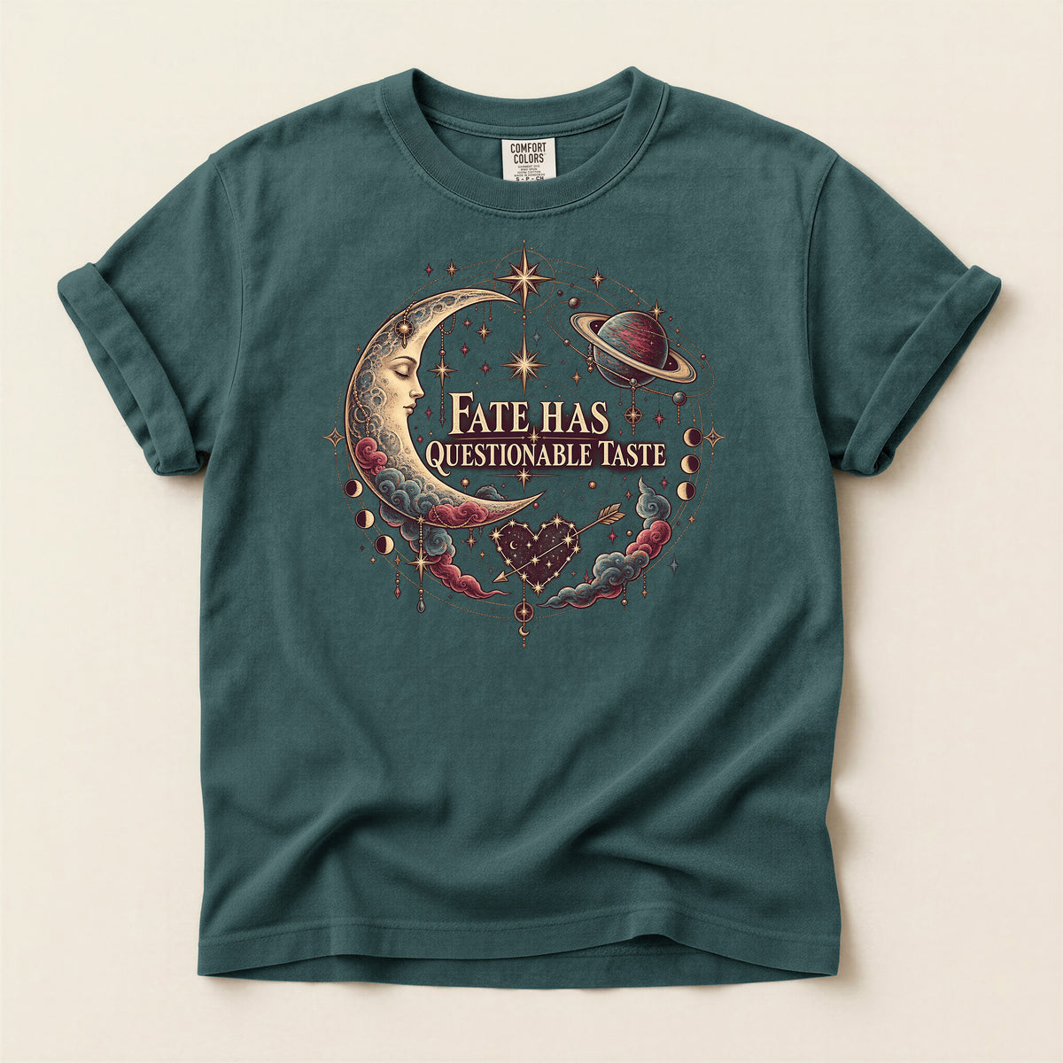 Fate Has Questioned Me – Mystical Celestial T-Shirt
