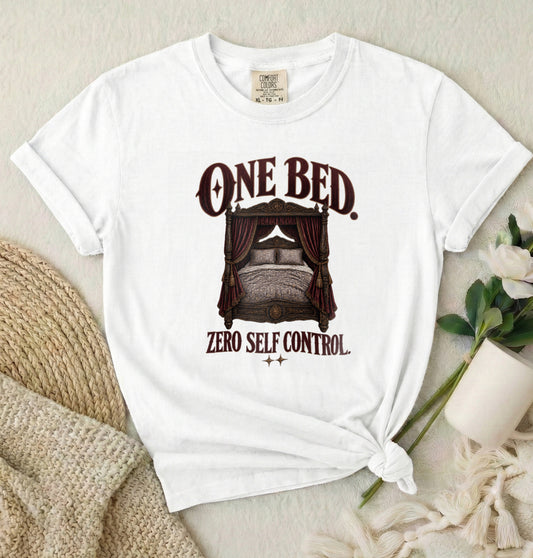 One Bed Zero Self Control Graphic T-Shirt