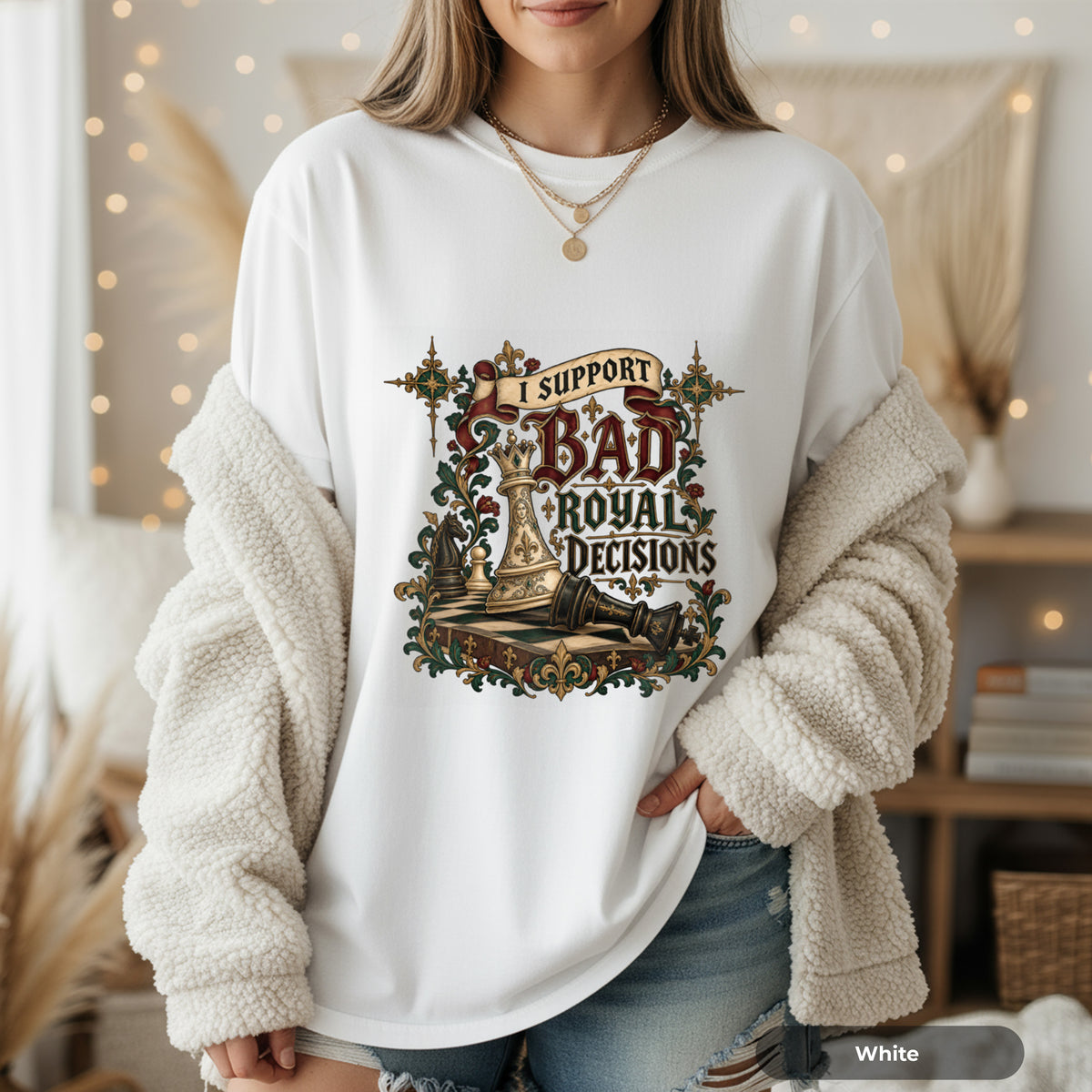 I Support Bad Royal Decisions Graphic T-Shirt