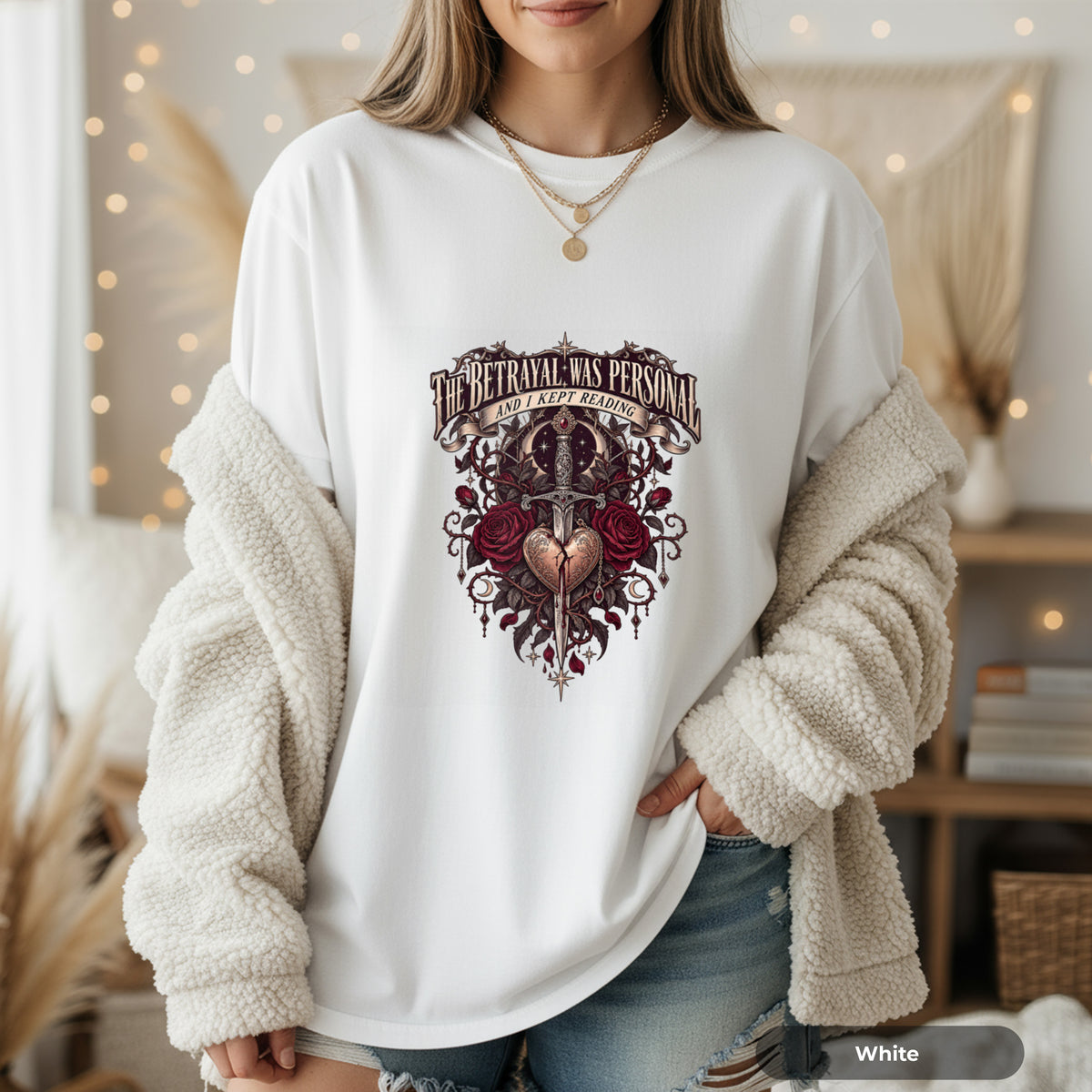 Betrayal Was Personal Dark Gothic Graphic T-Shirt