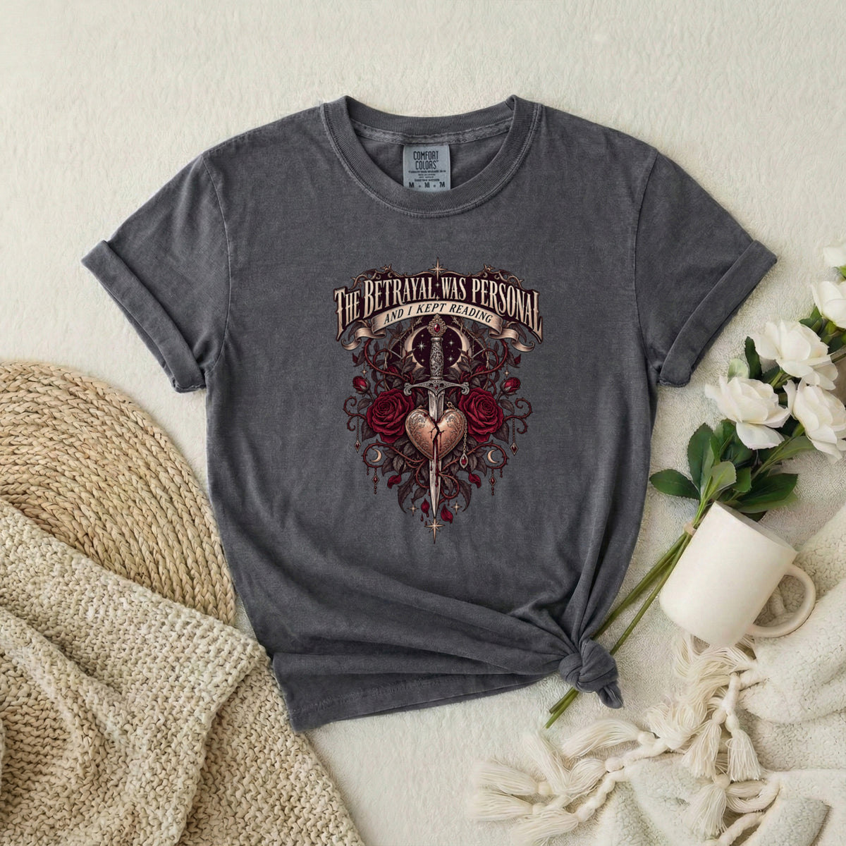 Betrayal Was Personal Dark Gothic Graphic T-Shirt