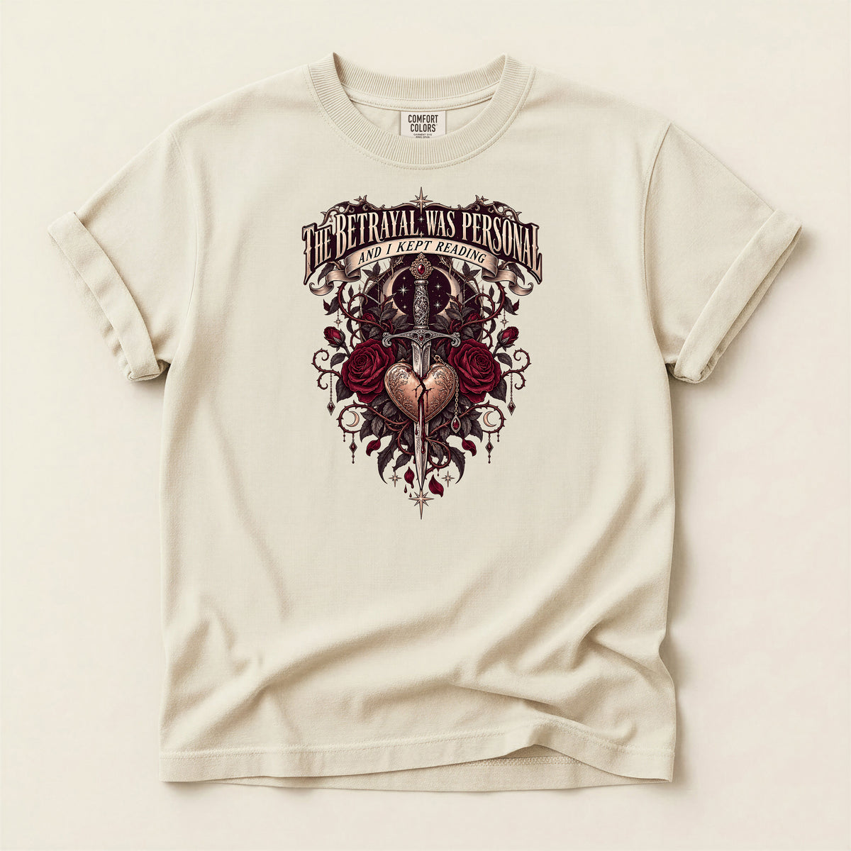 Betrayal Was Personal Dark Gothic Graphic T-Shirt