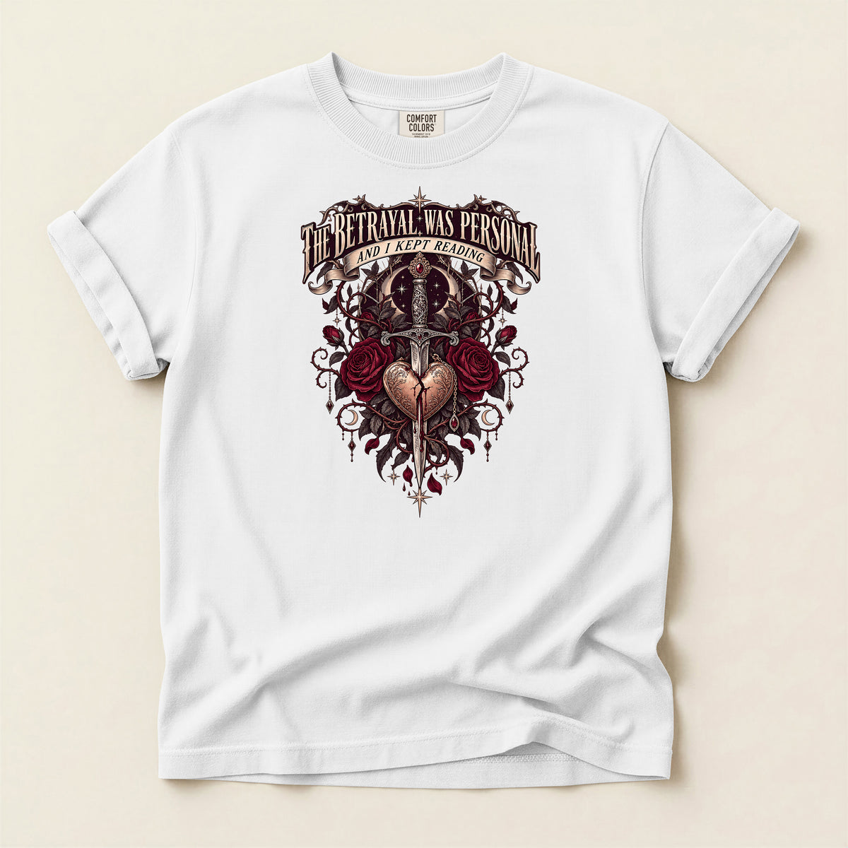 Betrayal Was Personal Dark Gothic Graphic T-Shirt