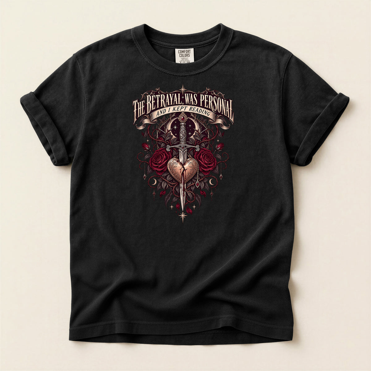 Betrayal Was Personal Dark Gothic Graphic T-Shirt
