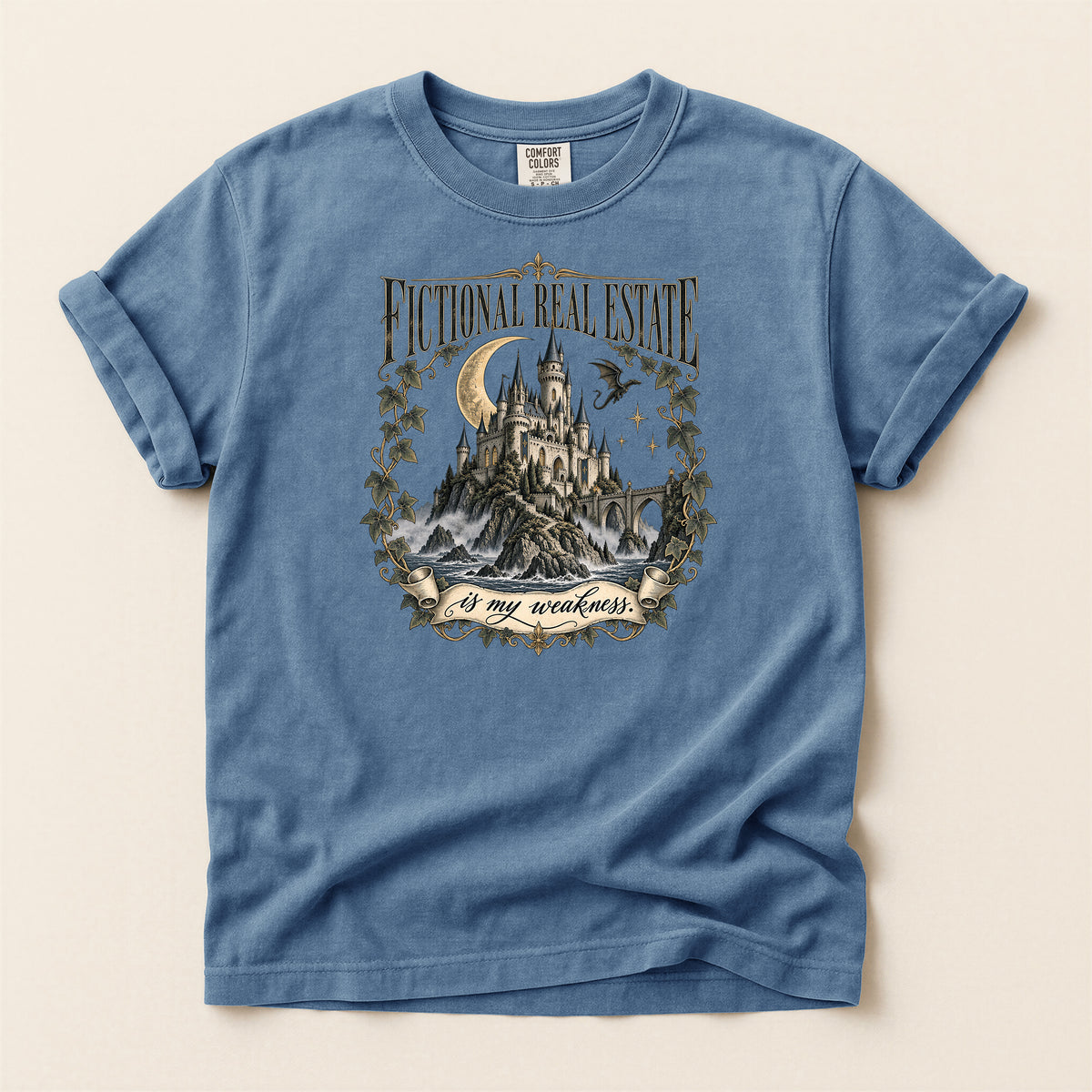 Fictional Real Estate Gothic Castle T-Shirt