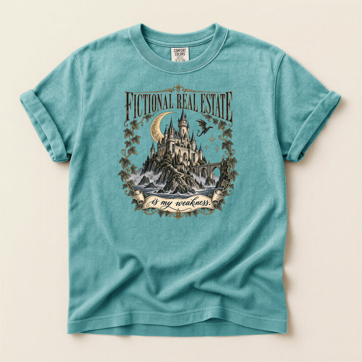 Fictional Real Estate Gothic Castle T-Shirt