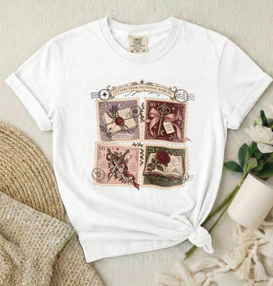 Vintage Postage Stamp Collage T-Shirt