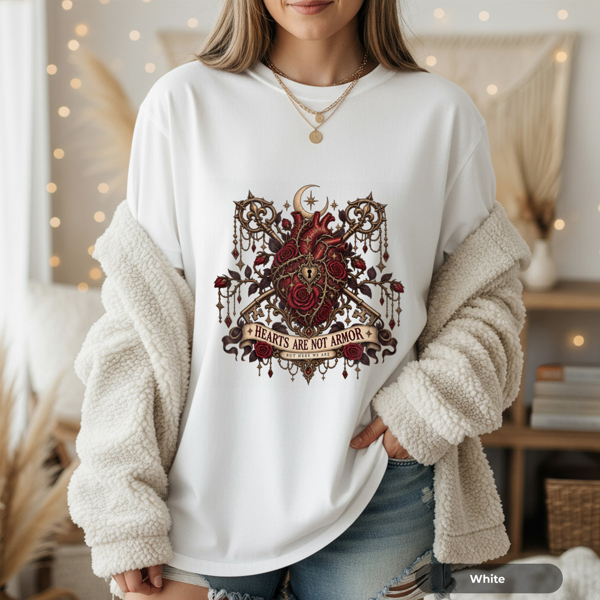 Hearts Are Not Armor Gothic T-Shirt