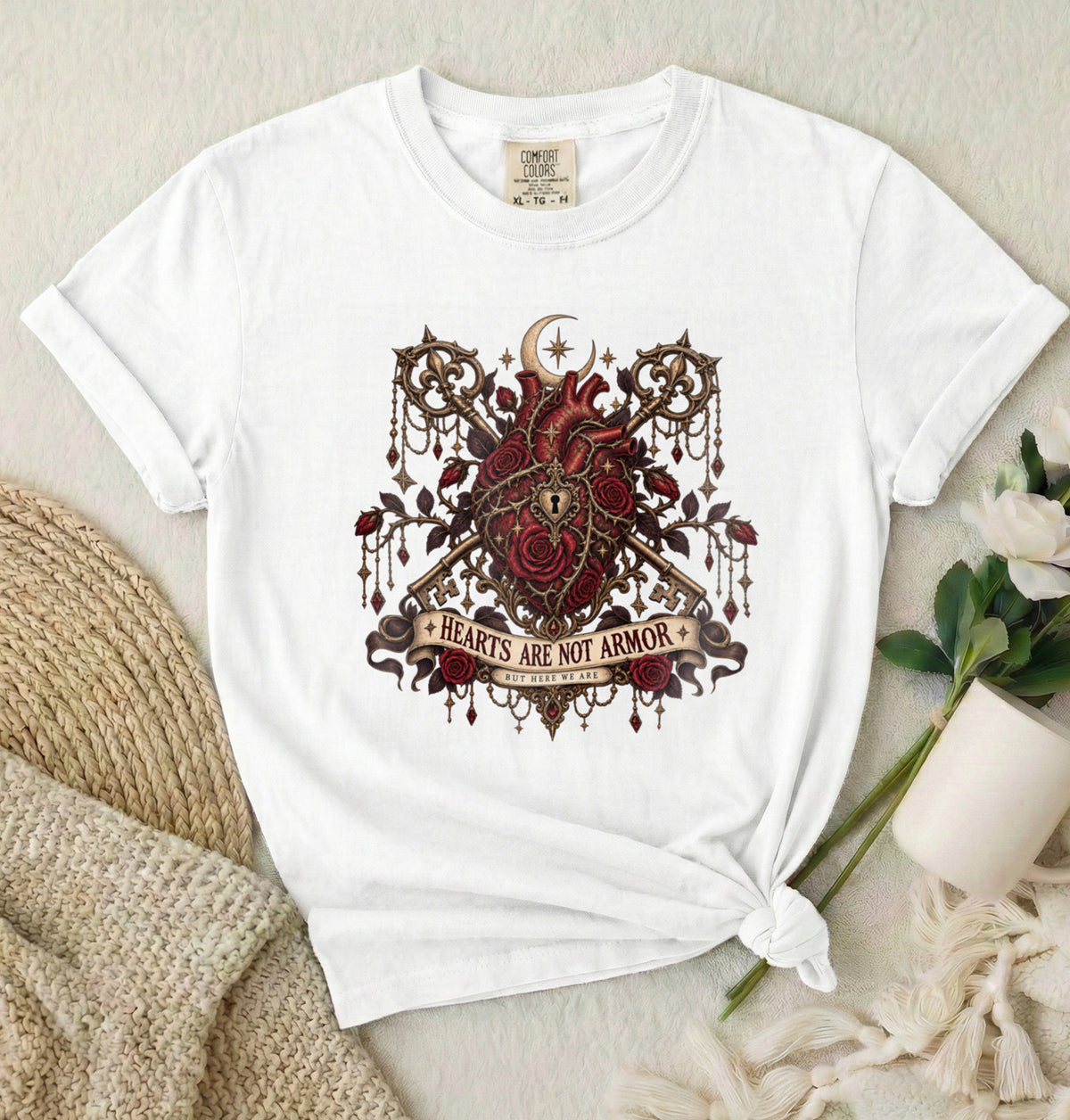 Hearts Are Not Armor Gothic T-Shirt