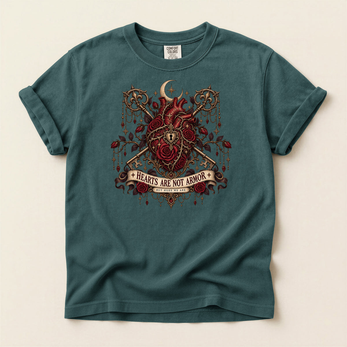 Hearts Are Not Armor Gothic T-Shirt